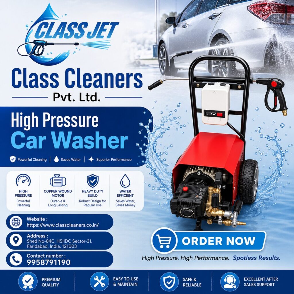 High Pressure Car Washer – The Smart Solution for Powerful and Efficient Vehicle Cleaning